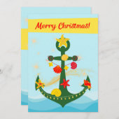 クリスマス航海のいかり シーズンカード (正面/裏面)