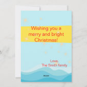 クリスマス航海のいかり シーズンカード (裏面)