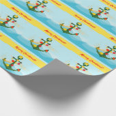 クリスマス航海のいかり ラッピングペーパー (角)