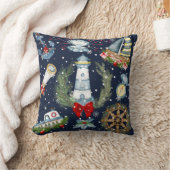 クリスマス航海の クッション (ブランケット)