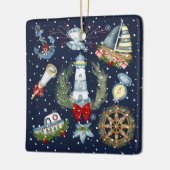 クリスマス航海の セラミックオーナメント (左)
