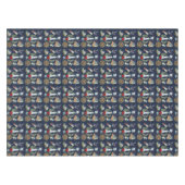 クリスマス航海の テーブルクロス (正面(横))