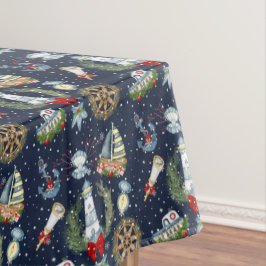 クリスマス航海の テーブルクロス