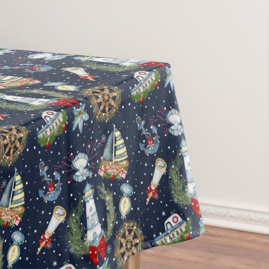 クリスマス航海の テーブルクロス (インサイチュ)