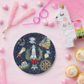 クリスマス航海の ペーパープレート (パーティー)