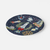 クリスマス航海の ペーパープレート (アングル)