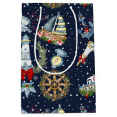 クリスマス航海の ミディアムペーパーバッグ (正面)