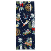 クリスマス航海の ワインギフトバッグ (裏面)