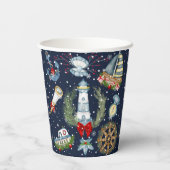 クリスマス航海の 紙コップ (裏面)