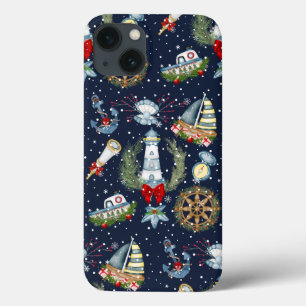クリスマス航海の iPhone 13ケース