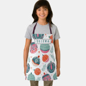 クリスマス色のオーナメント エプロン (インサイチュ)