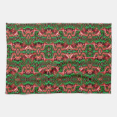 クリスマス色の キッチンタオル (横)