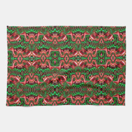 クリスマス色の キッチンタオル