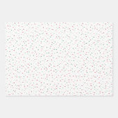 クリスマス色雪玉ラッピング紙 ラッピングペーパーシート (正面2)