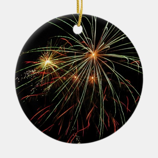 クリスマス色 セラミックオーナメント (正面)