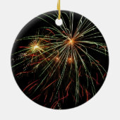 クリスマス色 セラミックオーナメント (裏面)