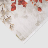 クリスマス花模様 薄葉紙 (詳細)