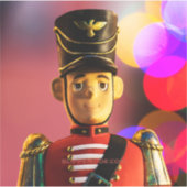 クリスマス芸術的おもちゃ兵士スリッパージジョーゲイpri シール (正面)