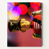 クリスマス芸術的おもちゃ兵士スリッパージジョーゲイpri ノートブック (裏面)