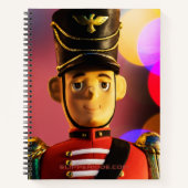 クリスマス芸術的おもちゃ兵士スリッパージジョーゲイpri ノートブック (正面)