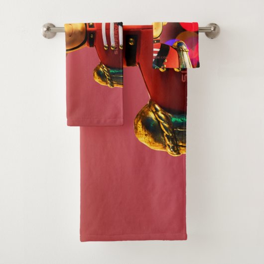 クリスマス芸術的おもちゃ兵士スリッパージジョーゲイpri バスタオルセット (インサイチュ)