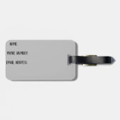 クリスマス荷物タグ ラゲッジタグ (裏面横)