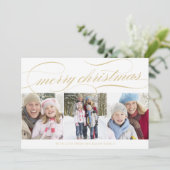 クリスマス華美 |金ゴールド/白 シーズンカード (スタンド正面)