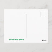 クリスマス葉書ピービッシュ・チーズ ポストカード (裏面)