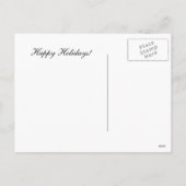 クリスマス葉書Leopardプリント シーズンポストカード (裏面)