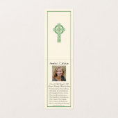 クリスマス葬儀アイルランド祈りの言葉聖札 名刺 (内部フラット)