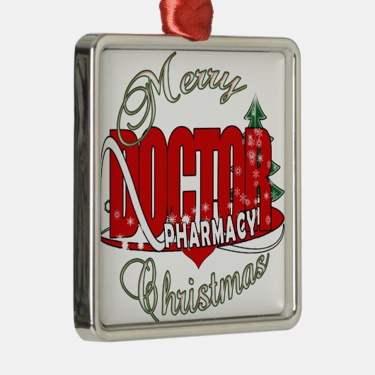 クリスマス薬局の医師 メタルオーナメント (右)
