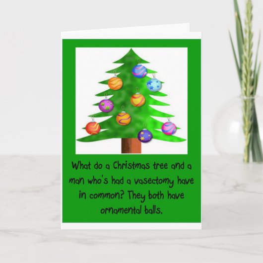 クリスマス血管切除玉 シーズンカード (正面)