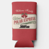 クリスマス表現に行われるポーラ信じト列車の冒険 スリム缶クーラー (裏面)