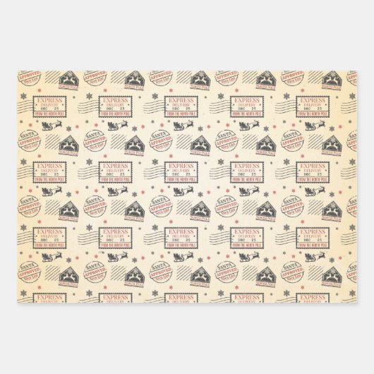 クリスマス表現の配信 ラッピングペーパーシート (正面3)