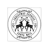 クリスマス表現サンタメールかわいいトナカイ ラバースタンプ (インプリント)