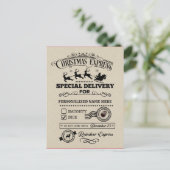 クリスマス表現特別配送ナイスリスト シーズンポストカード (スタンド正面)