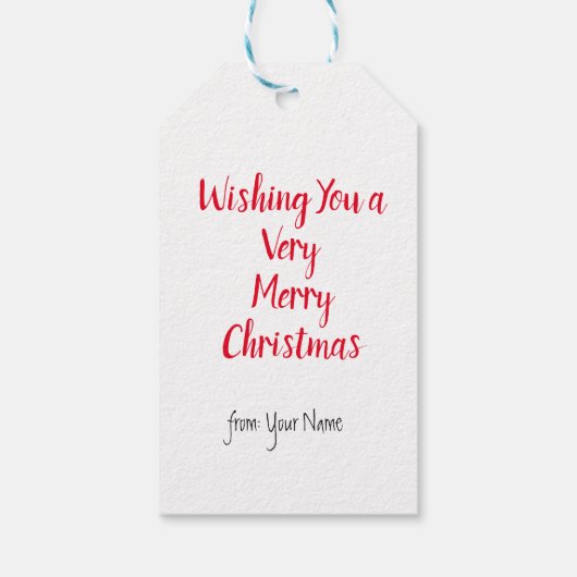 クリスマス表現、特別配達 ギフトタグ (裏面)