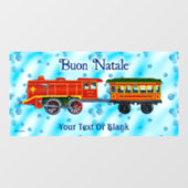 クリスマス表現- Buon Natale ウィンドウサイン (シート)