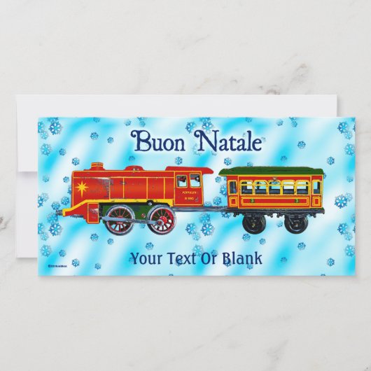 クリスマス表現- Buon Natale シーズンカード (正面)