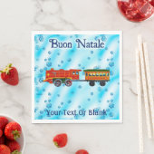 クリスマス表現- Buon Natale スタンダードランチョンナプキン (インサイチュ)
