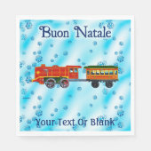 クリスマス表現- Buon Natale スタンダードランチョンナプキン (正面)