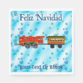 クリスマス表現- Feliz Navidad スタンダードランチョンナプキン (正面)