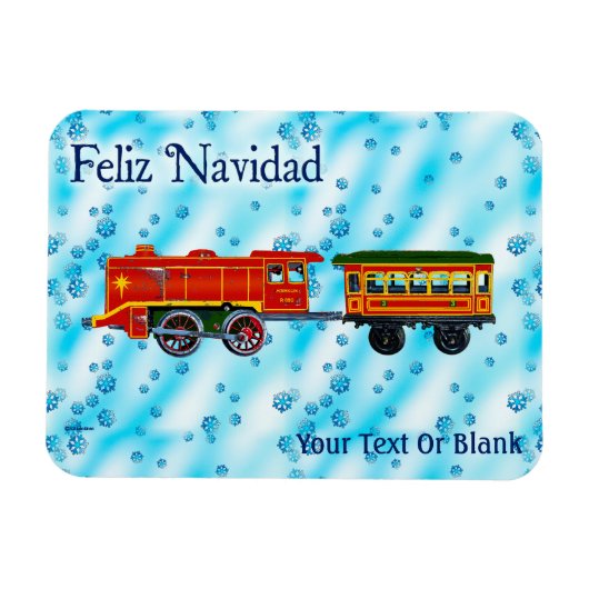 クリスマス表現- Feliz Navidad マグネット (横)