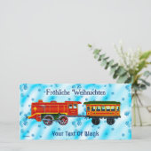 クリスマス表現- Frehliche Weihnachen シーズンカード (スタンド正面)