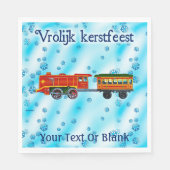 クリスマス表現- Vrolijk kerstfeest スタンダードランチョンナプキン (正面)