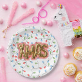 クリスマス表 ペーパープレート (パーティー)