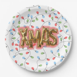 クリスマス表 ペーパープレート