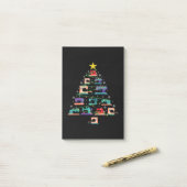 クリスマス裁縫マシンクリスマスツリーキルターギフト ポストイット (デスク上)