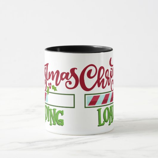 クリスマス装荷 マグカップ (中央)