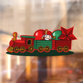 クリスマス装飾おもちゃの列車セット クリスマスの飾り ウィンドウサイン (シート2)